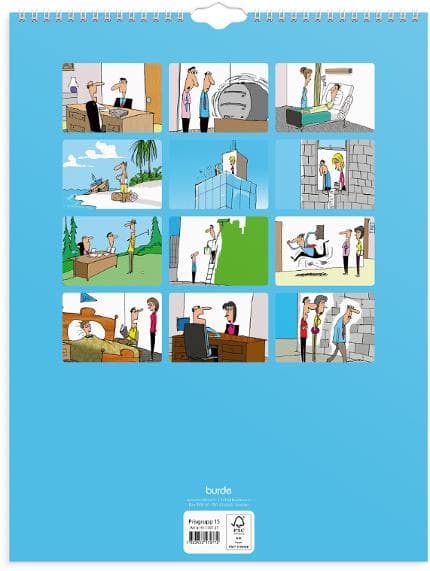 Väggkalender Kontorshumor 2027
