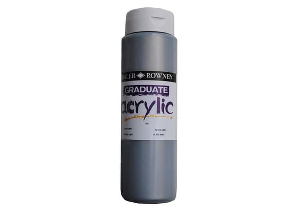 Akrylfärg 500 ml silver