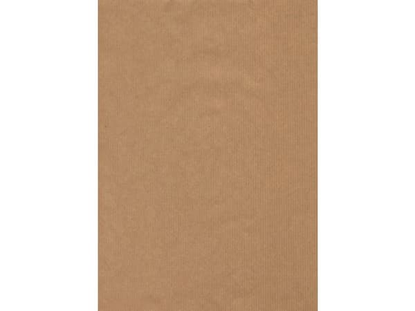 Presentpapper ribbat brun 57cmx10m 25st