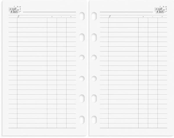 Compact Systemkalender 2027 skinn svart