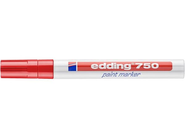 Märkpenna EDDING 750 röd