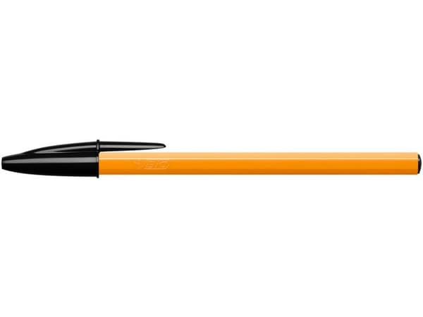 Kulpenna BIC Orange 0,8 svart 20st