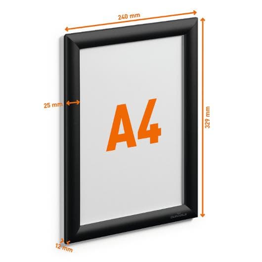Snäppram DURABLE Aluminium A4