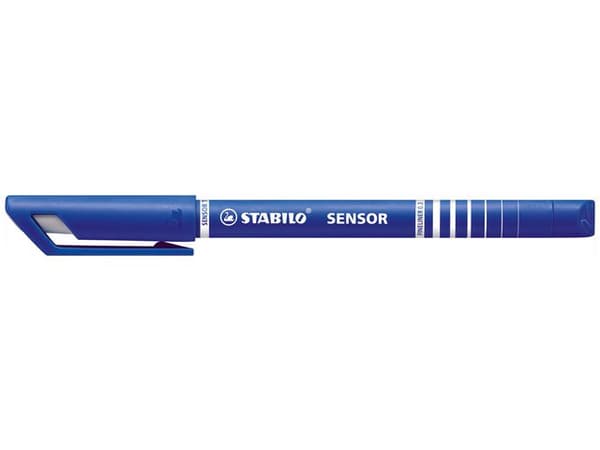 Fineliner STABILO Sensor 0,3mm blå 10st