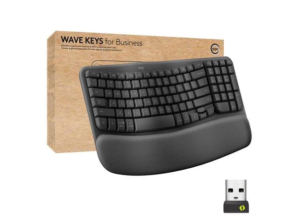 Tangentbord LOGITECH Wave Svart