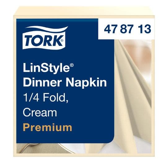 Servett TORK LinStyle Middag creme 50/fp
