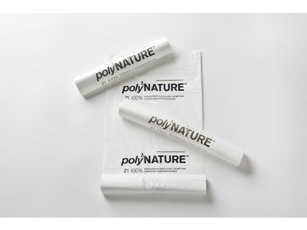 Plastsäck BIO POLYNAT 160L 20my vit10/rl 12st