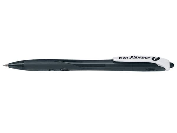 Kulpenna PILOT RexGrip fine 0,7 svart 10st