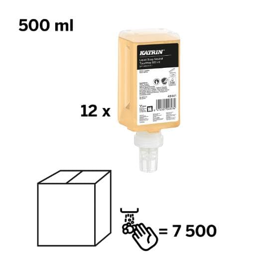 Tvål KATRIN Touchfree Neutral 500ml 12st