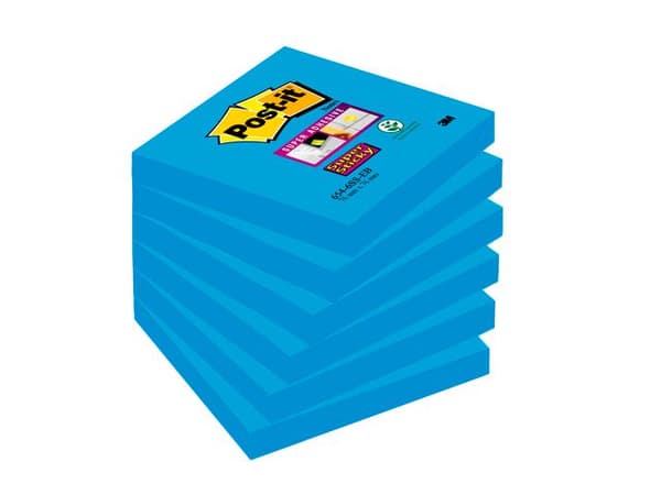 Notes POST-IT SS 76x76mm blå 6st