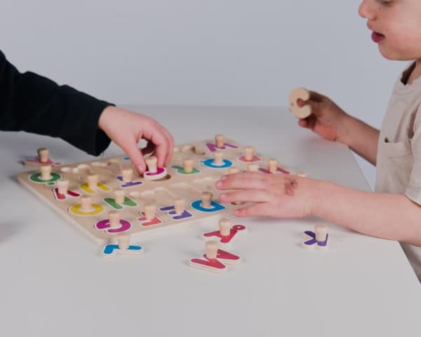 Knoppussel bokstäver A-Ö