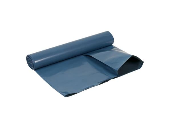 Plastsäck COEX 160L 55my blå/sv 10/rl