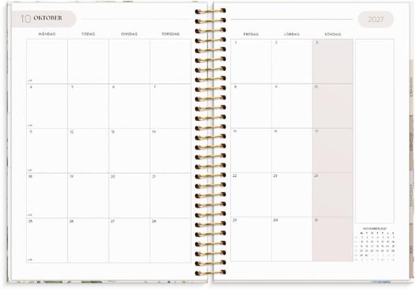 Life Organizer 2027 Blommor