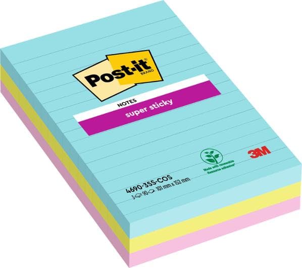 Notes POST-IT SS linj 101x152 Cosmi 3/fp