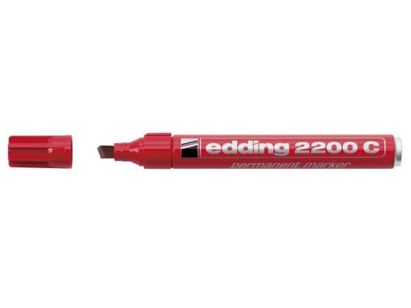 Märkpenna EDDING 2200C röd 10st