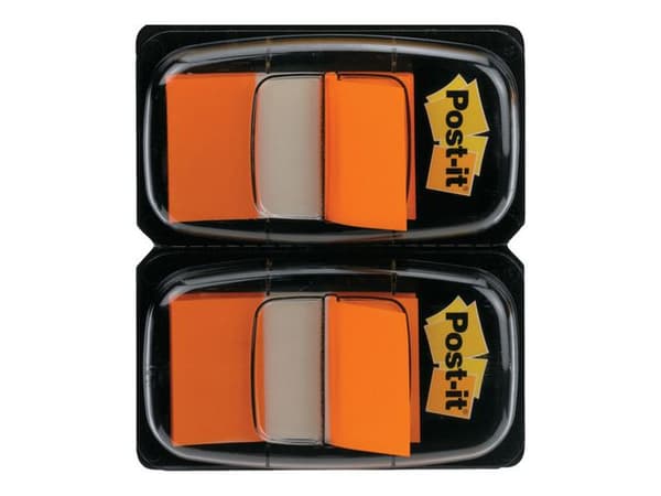 Index POST-IT 25,4x43,2mm orange 100/fp 6st