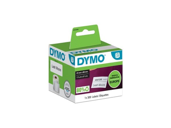 Etikett DYMO LW 41x89mm 300/fp
