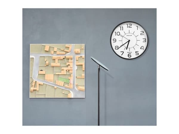 Väggur UNILUX Pop plastlins 30,5cm