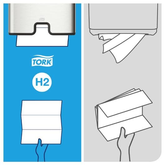 Handduk TORK Adv H2 Xpress Komp. 2880/fp