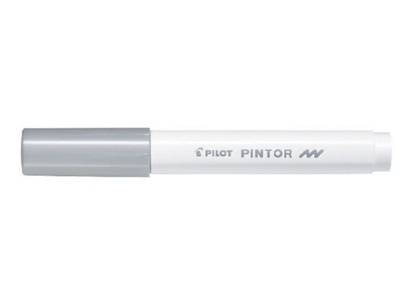 Märkpenna PILOT Pintor F silver 6st