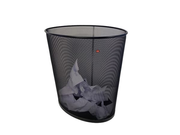 Papperskorg ALBA 40L svart
