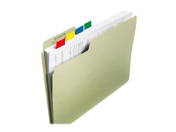 Index POST-IT 25,4x43,2mm röd 50/fp 12st