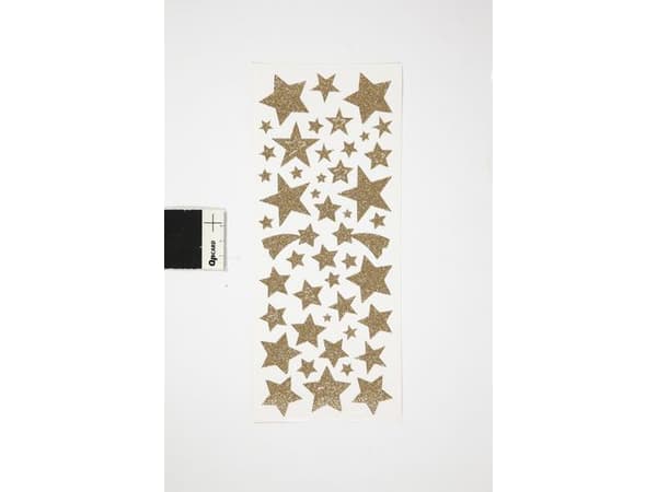 Glitterstickers guld stjärnor 110/fp