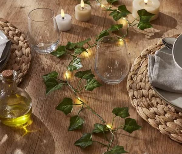Ljusslinga Ivy LED murgröna 200cm