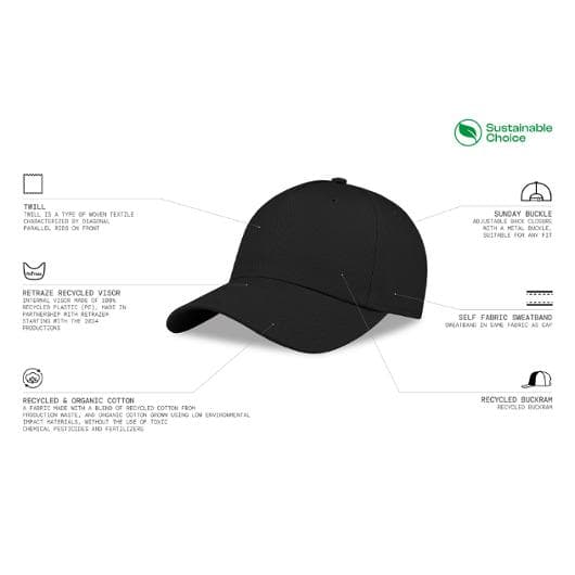 Keps ATLANTIS Shot-S 5-panel svart