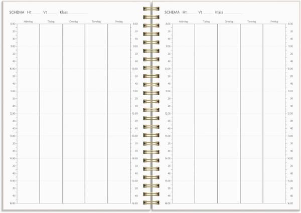 Kalender Study Story A5 blomma 26/27