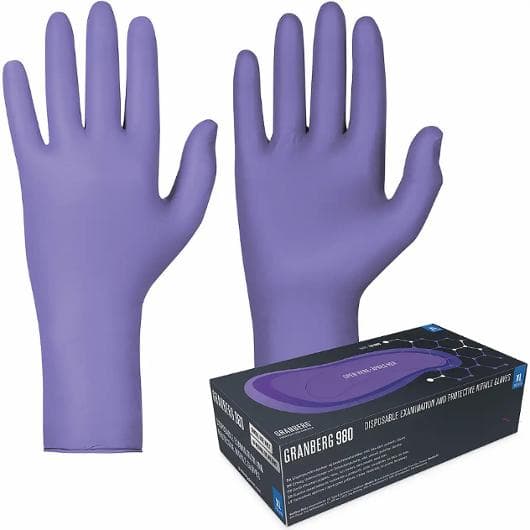Nitrilhandske 980 indigo L 50/fp