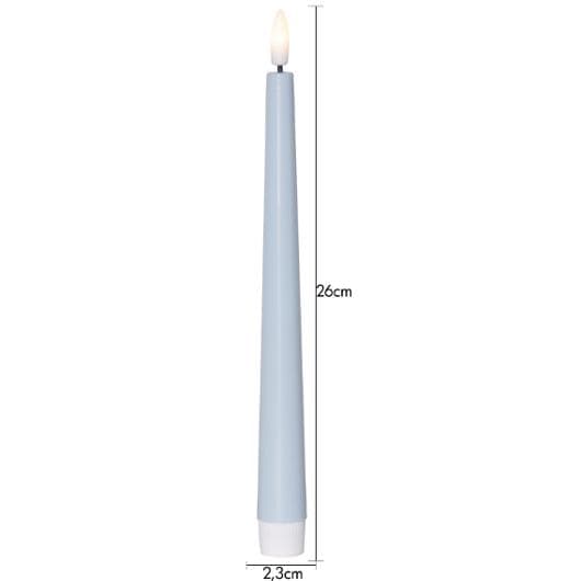 Antikljus STAR T LED Candy 26cm blå 2/fp