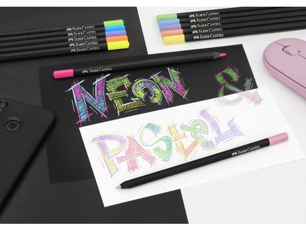 Färgpenna Black Edition Neon 12/fp