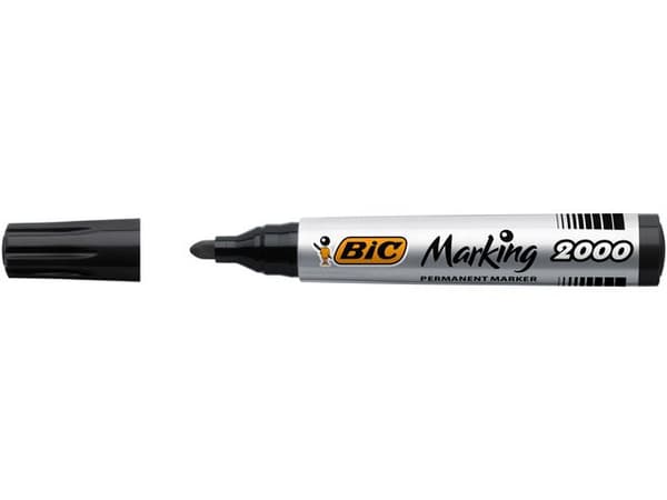 Märkpenna BIC Eco 2000 svart 12st