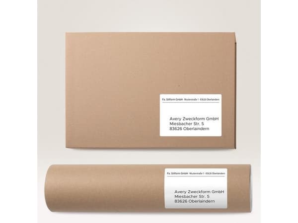 Etikett AVERY 105x148mm 400/fp