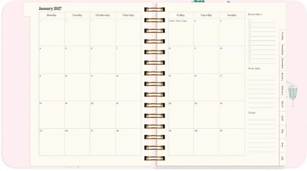 Life Planner Japan Style 2027