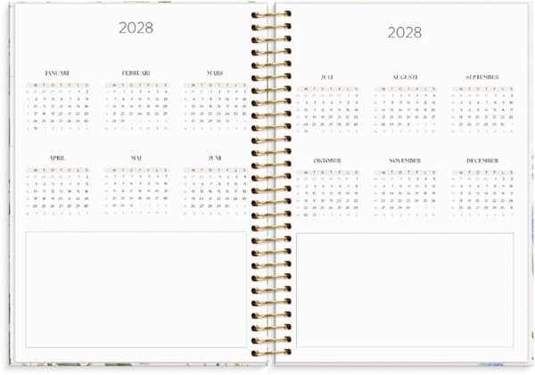 Life Organizer 2027 Blommor
