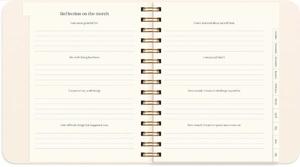 Life Planner Delicate Flowers 2027