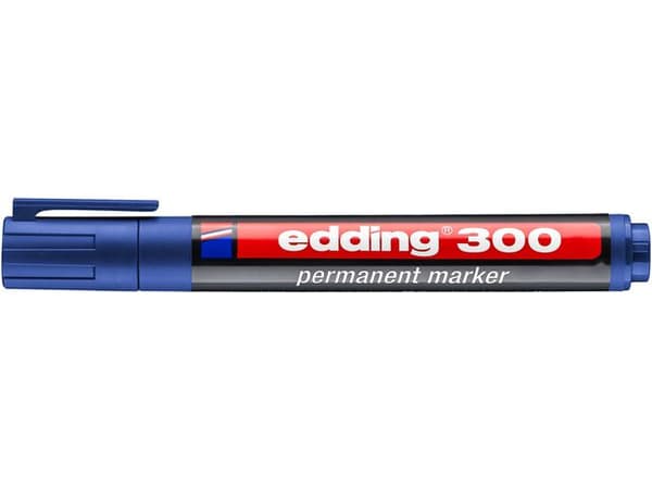 Märkpenna EDDING 300 blå 10st