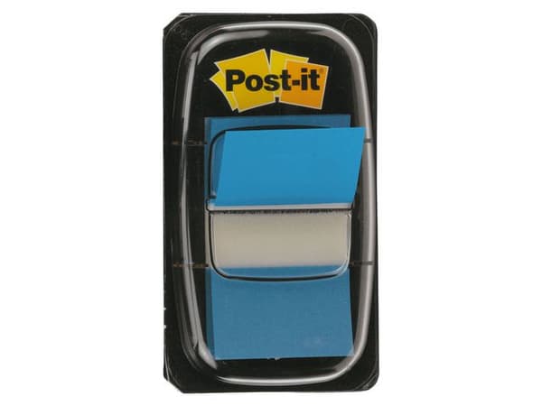 Index POST-IT 25,4x43,2mm blå 50/fp 12st