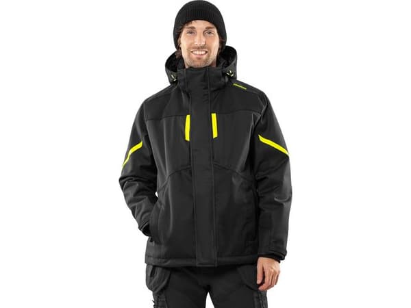 Vinterjacka Airtech 4058 Svart/Gul 2XL