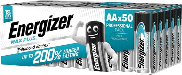 Batteri ENERGIZER Max Plus AA 50/fp