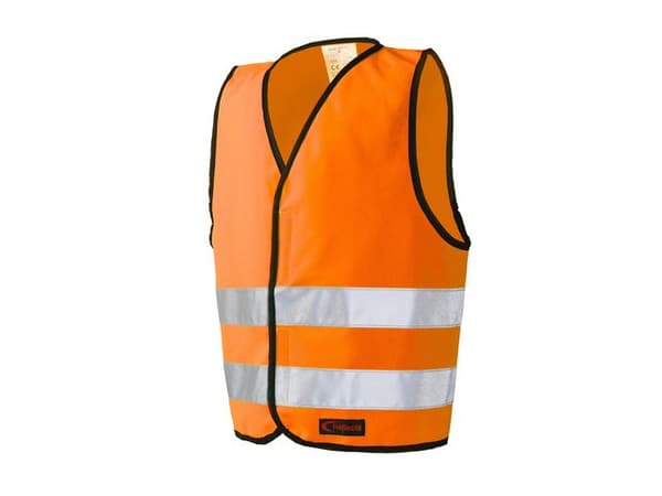 Reflexväst Kardborre fram S orange