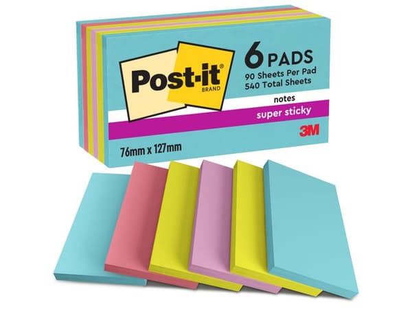Notes POST-IT SS 76x127mm Cosmic 6/fp