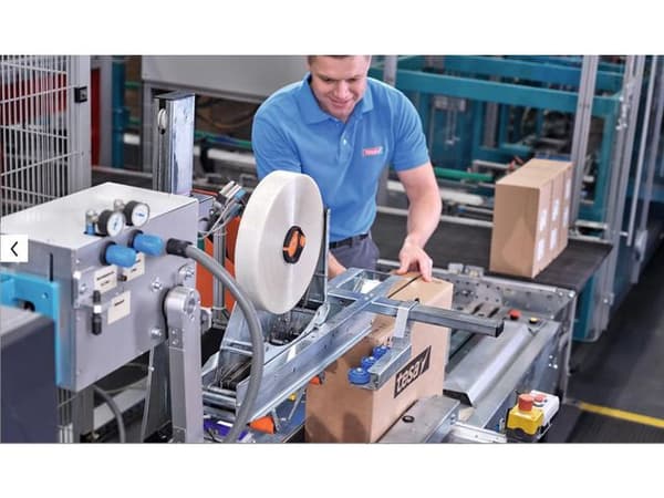 Packtejp TESA 60418 PET 50mmx132m vit
