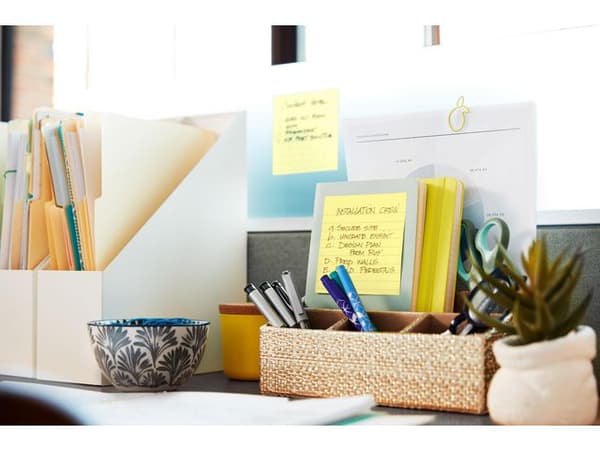 Notes POST-IT linjerat 102x152mm gul 6st