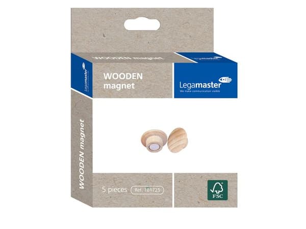 Magnet WOODEN 25mm 5/fp