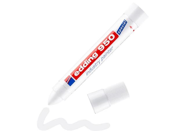Märkpenna EDDING 950 vit 10st
