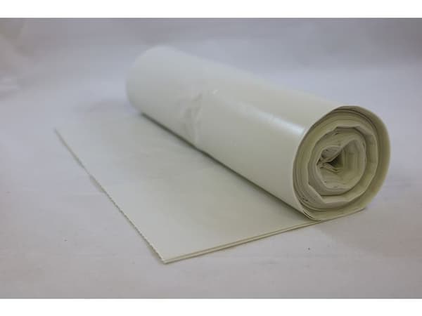 Plastsäck LD R100% 60L 45my transp 25/rl