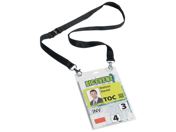 Namnskylt DURABLE A6 textilband 10/fp